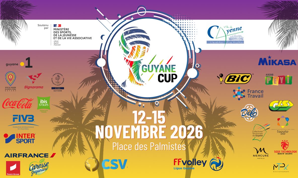 La Guyane CUP 2026 se jouera du 12 au 15 novembre à Cayenne